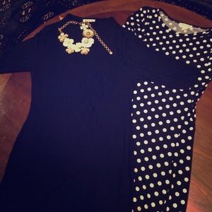 2 Bodycon midi dresses. NWOT.