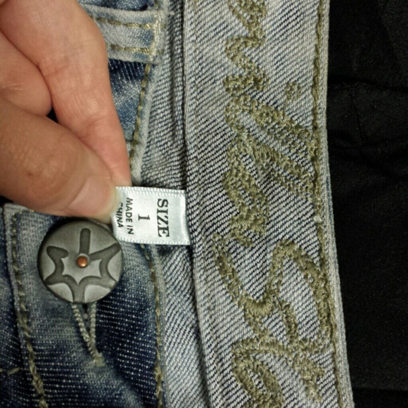 Crochet Panel Hippie Shorts - Picture 2 of 4