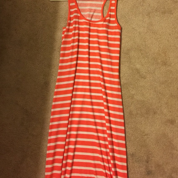 Striped maxi dress