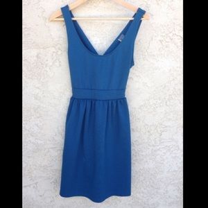 Blue Cross Back Dress