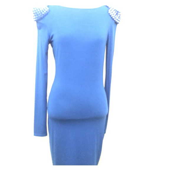 Spike Shoulders Party Dress