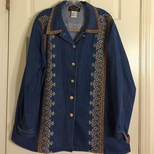 Bob Mackie wearable art jacket