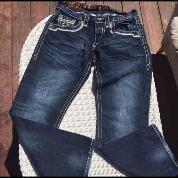 MENS Rock Revival Jeans - Picture 2 of 3