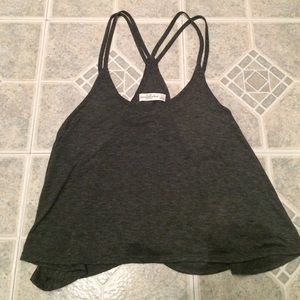 Cute dark grey tank top