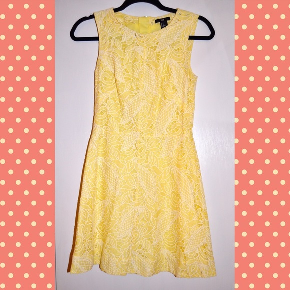 Yellow Lace H&M Dress