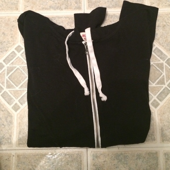 Thin black hoodie