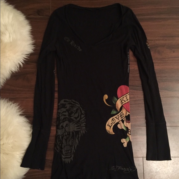 Ed Hardy Tops - Ed Hardey Long Shirt