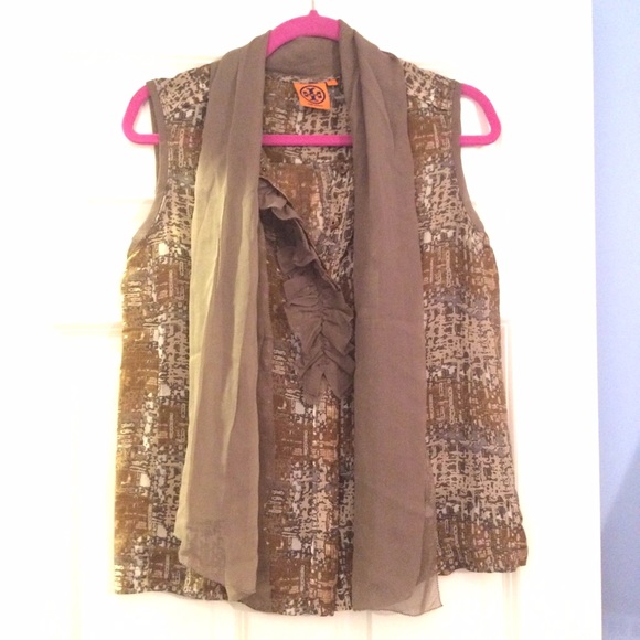 Tory Burch patterned blouse/tank