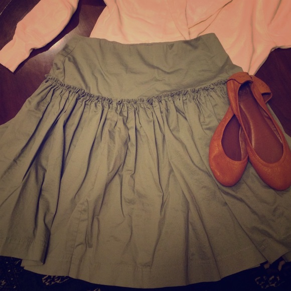 Anthro Elevenses flouncy skirt.