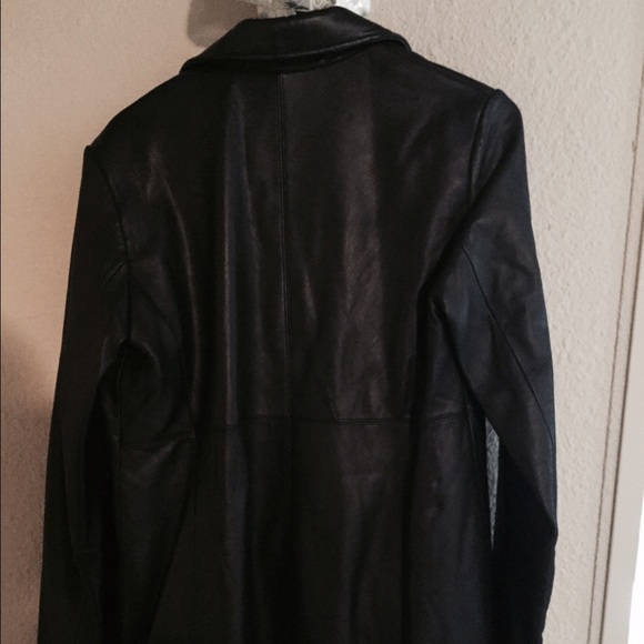Wilson leather trench coat - Picture 2 of 3