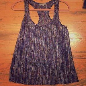 Multicolored Charlotte Russe racer back tank