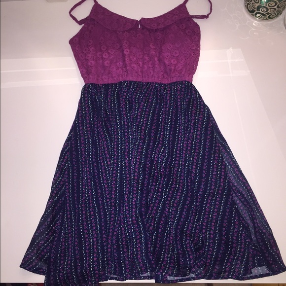 Purple sundress