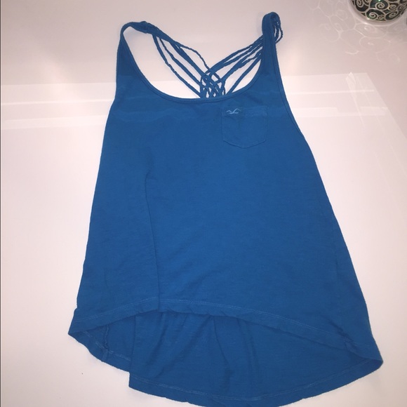 Blue Hollister tank