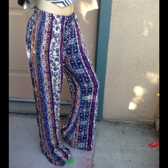 LA Hearts Pants - LA Hearts Wild & Flowy Hippie Pants-SALE ✌🏾️