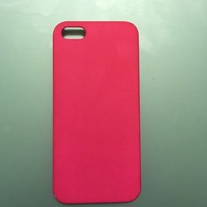 Hot pink iPhone 5 case