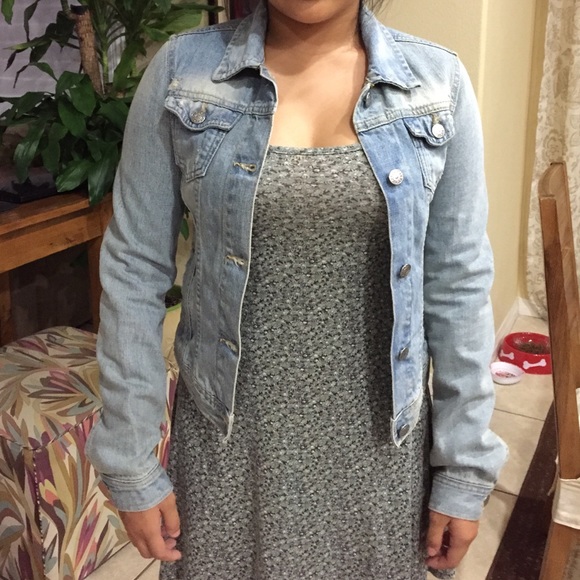 Brandy Melville Denim Cross Jacket