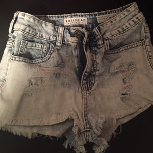 Bullhead high rise shorts