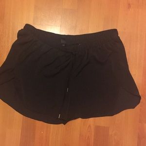 Loose black shorts