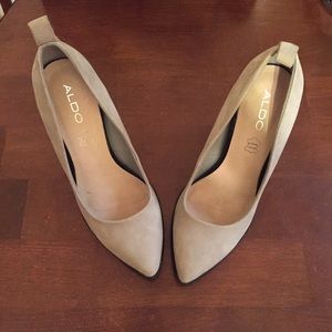 ALDO Shoes - Grey and white block heels ALDO Shoes - Grey and white block heels