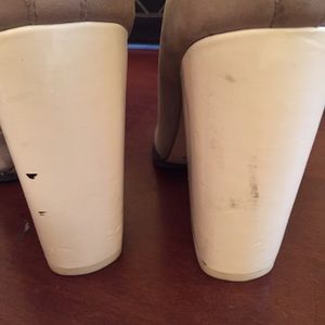 ALDO Shoes - Grey and white block heels ALDO Shoes - Grey and white block heels