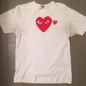COMME DES GARÇONS play t-shirt
