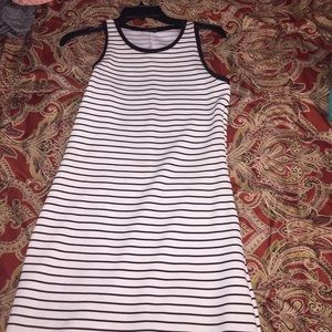 Striped mid leg dress! Size:medium