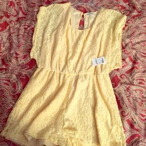 Yellow romper!