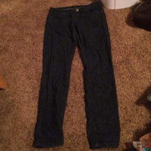 Dark wash denim jeans