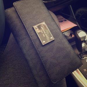 Black MK Wallet