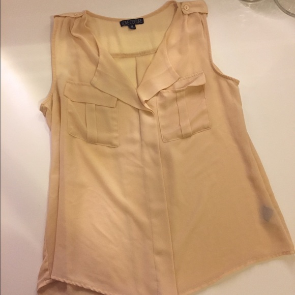 Tan blouse