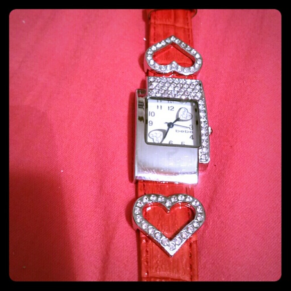 Bebe red watch