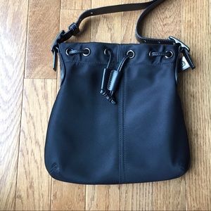 Small black nylon Coach purse