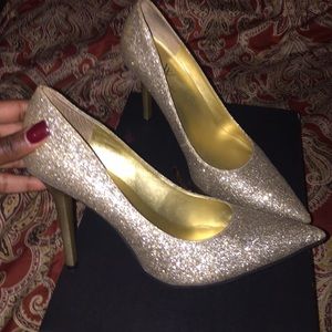 Gold heels