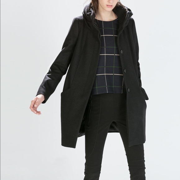 SOLD. Black coat - Picture 3 of 4
