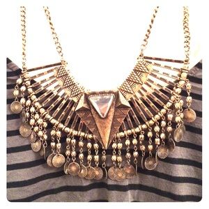Boho statement necklace