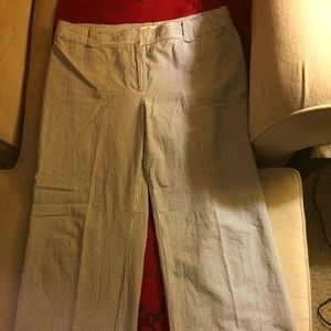 Seer Sucker Wide Legged Pants
