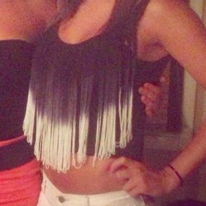 Fringe crop top!
