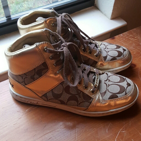 Gold Coach High Tops - Picture 2 of 3