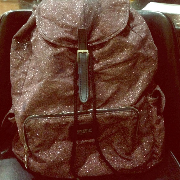 PINK Victoria's Secret Handbags - Victoria's Secret PINK glitter backpack