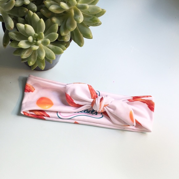 bacon & Egg Knotted Headband - Picture 1 of 1