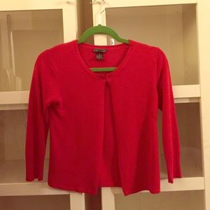 Cute red cardigan