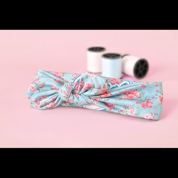 vintage Floral Knotted headband - Picture 1 of 1