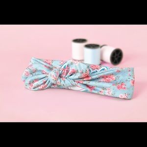 vintage Floral Knotted headband