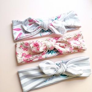 Summer Love Knotted Headbands Sets of 3