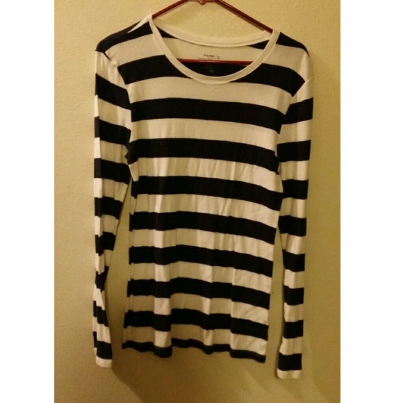 Navy blue stripped long sleeve