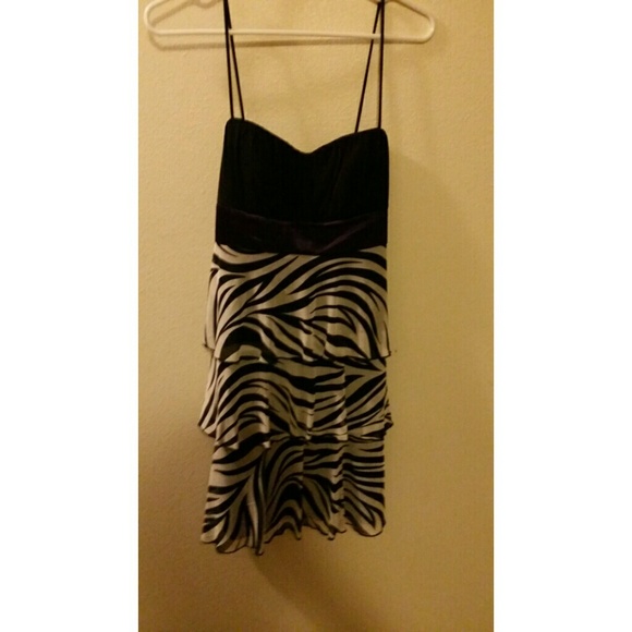 Zebra print dress