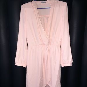 Women's Long Sleeve V-Neck Dress