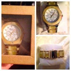 Tortoise and Gold Watch