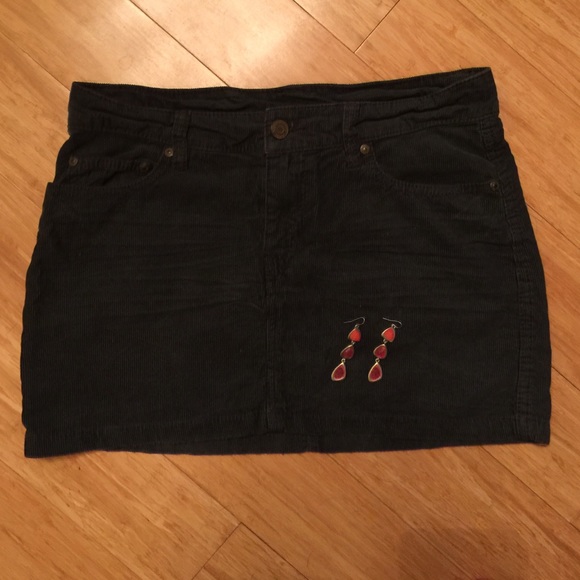 Navy Blue cord skirt
