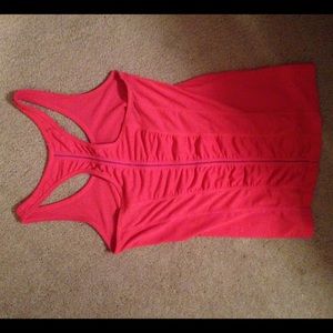 Hot pink workout top